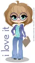 love it, TOON, GIRL, TEXT, GG RELATED