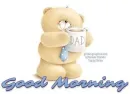 GOOD MORNING, ANIMALS, BEAR, TEXT