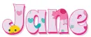 JANE, TOONS, CUTE, ANIMALS, TEXT, NAMES