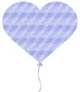 heart-shaped balloon with little hearts