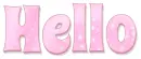 HELLO, PINK, SPARKLY, TEXT, GREETINGS