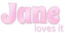 Jane loves it, GG RELATED, SPARKLY, PINK, TEXT