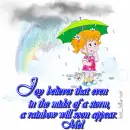 Mel - Joy - Rainbow - Umbrella - Girl