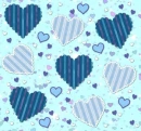 Turquoise heart background