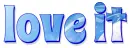 love it, BLUE CLOUDS, TEXT, GG RELATED