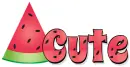 Cute, WATERMELON, RED, TEXT, GG RELATED