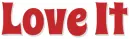 LOVE IT, GG RELATED, RED, TEXT