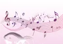 PINK MUSICAL BACKGROUND