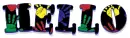 HELLO, MULTI, HANDPRINT, TEXT, GREETINGS