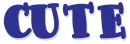 Cute, BLUE, TEXT, GG RELATED