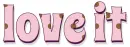 love it, POLKA DOTS, HOT PINK, TEXT, GG RELATED