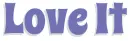 LOVE IT, BLUE, TEXT, GG RELATED
