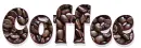 COFFEE, HOT DRINK, TEXT, COFFEE BEANS