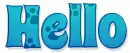 Hello, TEAL, PAW PRINT, DOG
