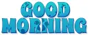 G'MORNING, TEAL, PAW PRINT, DOG,, TEXT