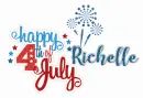 Happy 4th of July Richelle
