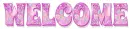 WELCOME, HEARTS, PINK, PATTERNS, TEXT