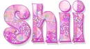 SHII, NAMES, PATTERNS, PINK, TEXT