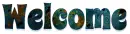 WELCOME, ABSTRACT, TEAL, PATTERNS, TEXT