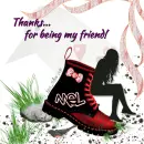 Mel - Thanks - Friend - Boot - Bow Tie