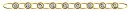 Animated Gold Bracelet with Diamond Divider