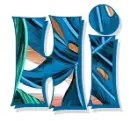 Hi, TURQUOISE, TROPICAL, GREETINGS, TEXT