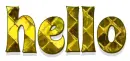 hello, DIAMOND, PATTERNS, YELLOW, TEXT