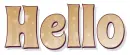 HELLO, STARS, BROWN, TEXT, GREETINGS