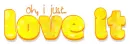 I JUST LOVE IT, GG RELATED, HEARTS, TEXT