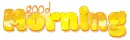 GOOD MORNING, YELLOW, HEARTS, GREETINGS, TEXT