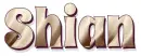 Shian, BROWN, SWIRLY, TEXT, NAMES