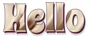 HELLO, BROWN, TEXT, GREETINGS, TEXT