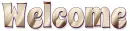 WELCOME, BROWN, TEXT, SWIRL