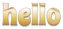 HELLO, BROWN, TEXT, GREETINGS