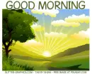 GOOD MORNING, CARTOONS, SUNRISE, TEXT