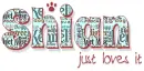 SHIAN JUST LOVES IT, PERSONAL, WORD ART, TEXT