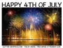 HAPPY 4TH OF JULY, FIREWORKS, HOLIDAYS, TEXT