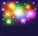Fireworks ~ background ~ fg