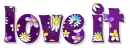 love it, LAVENDER , TEXT, GG RELATED