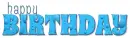 happy birthday, LIGHT BLUE, RAINDROPS, TEXT