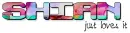Shian just loves it, MULTI, WATER COLOR, TEXT