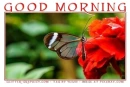 GOOD MORNING, ANIMALS, BUTTERFLY, TEXT