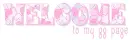 WELCOME TO MY GG PAGE, PINK, GG RELATED, TEXT