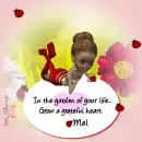 Mel - Garden - Lady Bug - Life - Grow