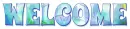 WELCOME, TROPICAL, TURQUOISE, TEXT