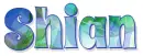 Shian just loves it, TURQUOISE, TROPICAL, TEXT