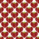 heart-shaped strawberries