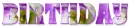 BIRTHDAY, LAVENDER, FLOWERS, TEXT