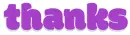 thanks, LAVENDER, TEXT