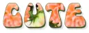 CUTE, PEACH, DALIA, FLOWERS, TEXT, GG RELATED